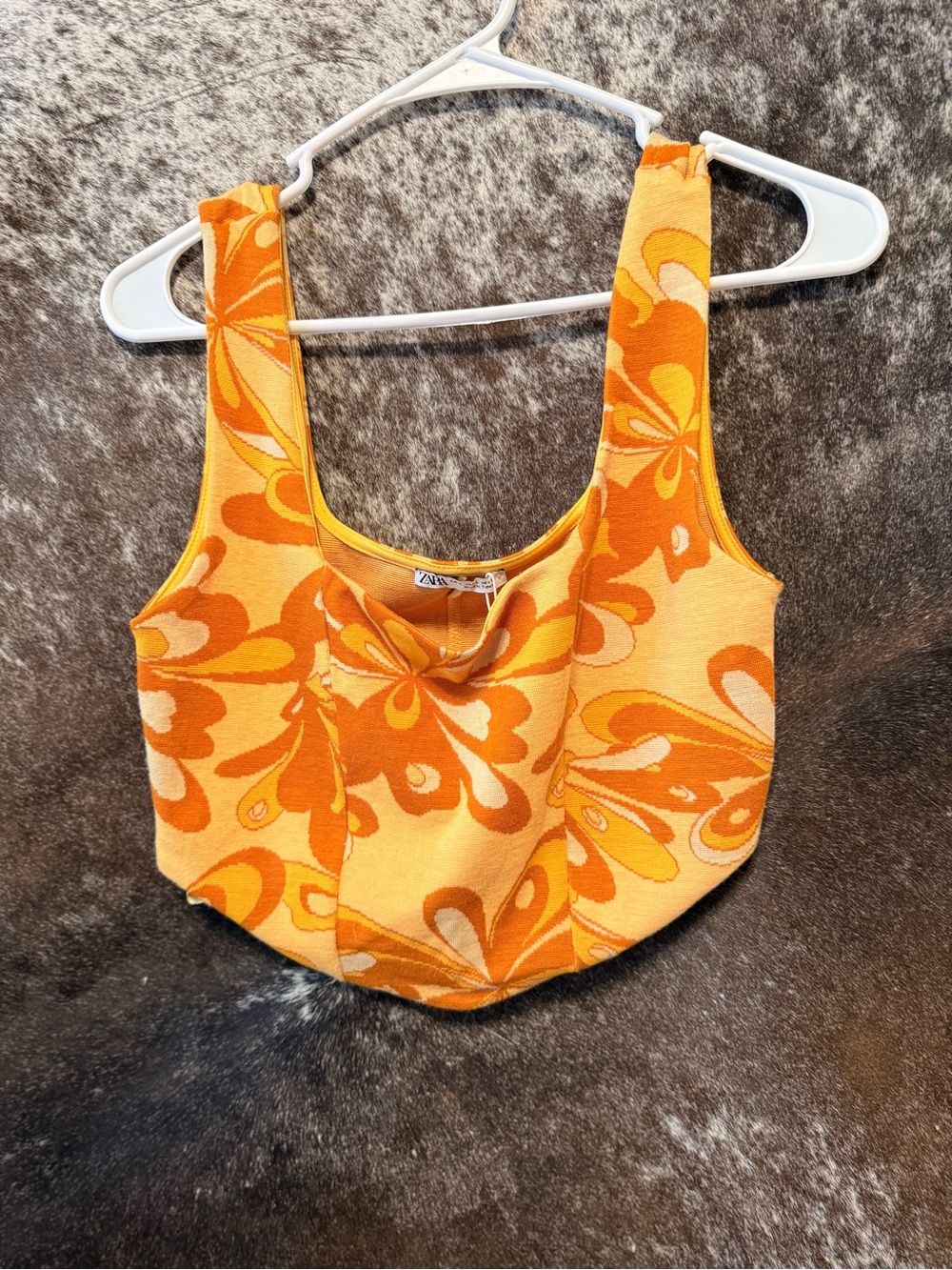 Zara Retro Crop top